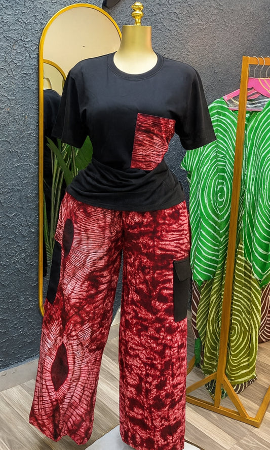 2pcs set with pockets - Full length