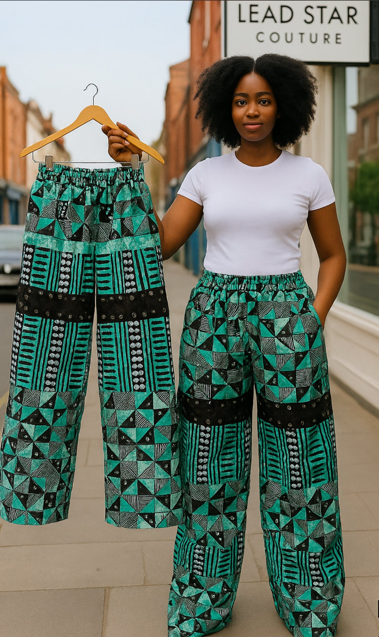 Palazzo Ankara & Adire Trousers