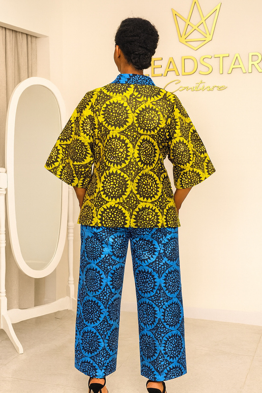 2pcs set with pockets - Full length