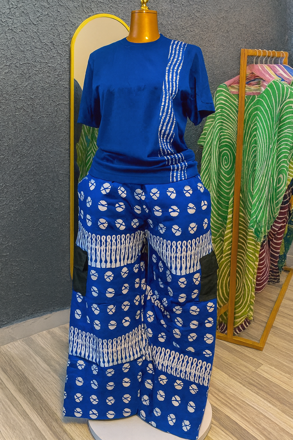 2pcs set with pockets - Full length