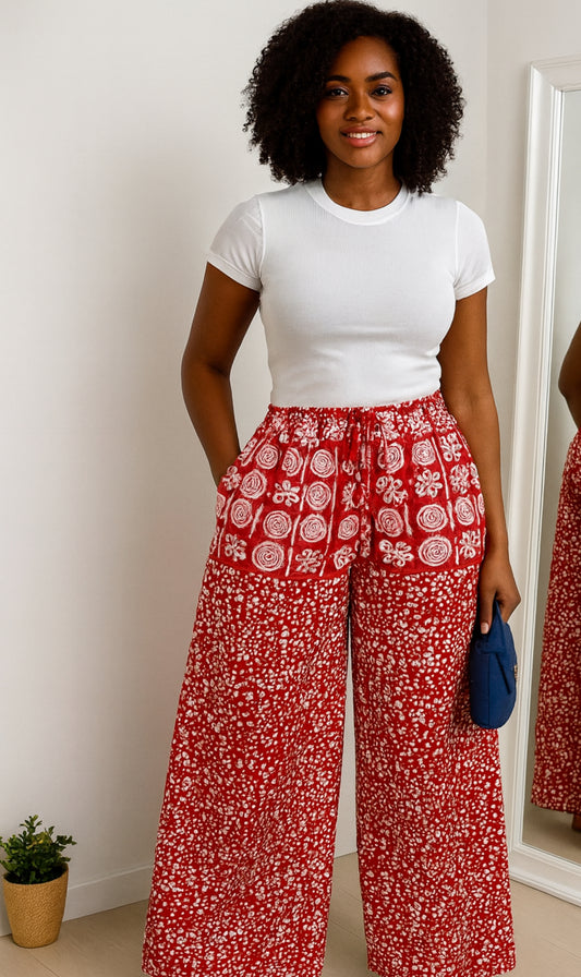 Palazzo Ankara & Adire Trousers