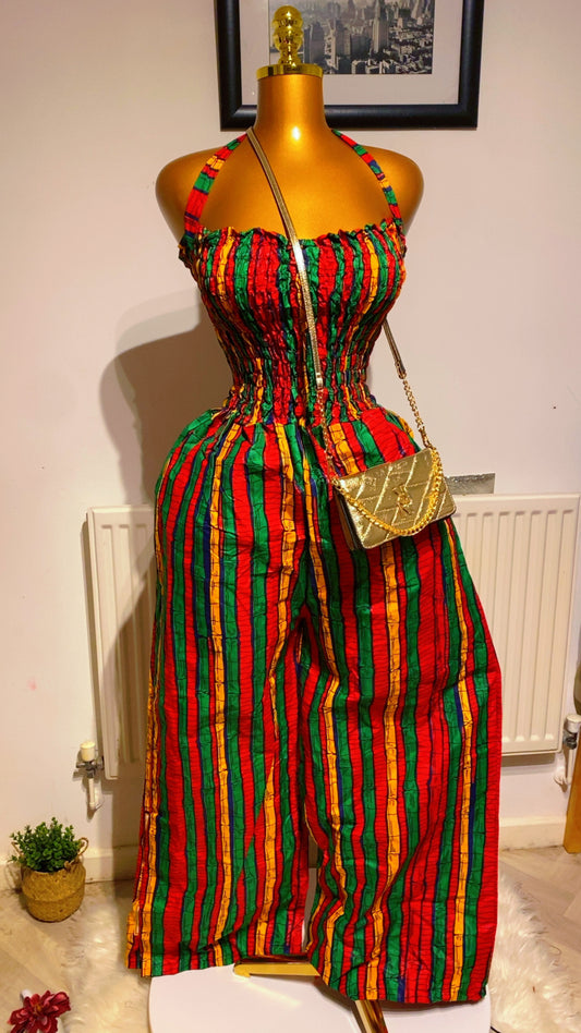 African Print Jumpsuit