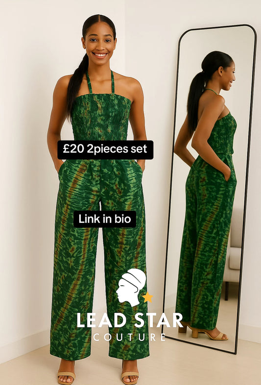 2pcs set with pockets - Full length