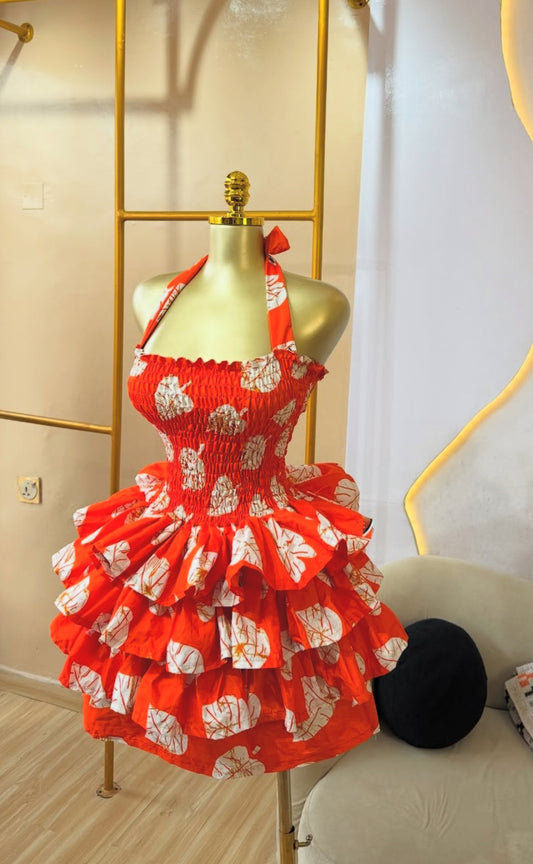 Layered Smocked Dress