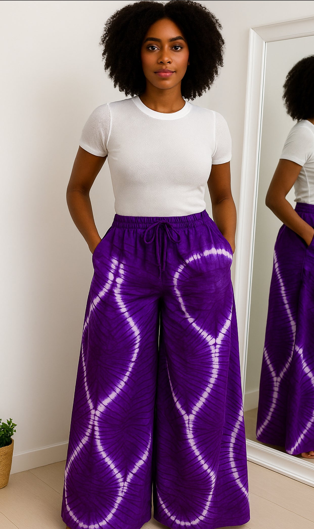 Palazzo Ankara & Adire Trousers